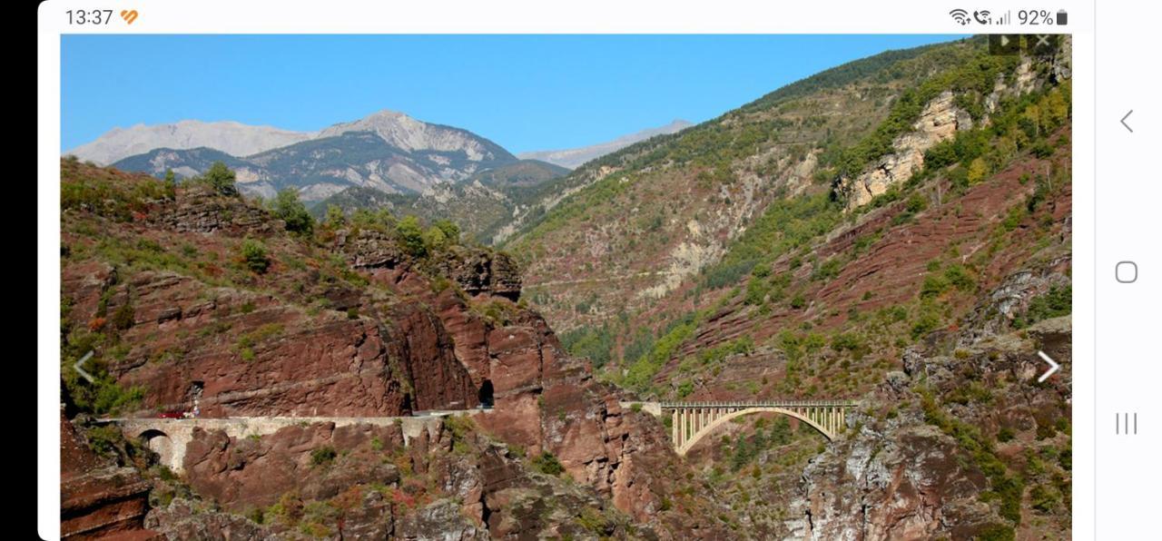 Chambre Aux Gorges De Daluis 기욤 외부 사진